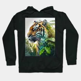 Lush Symphony: Jungle Spirit Unleashed Hoodie